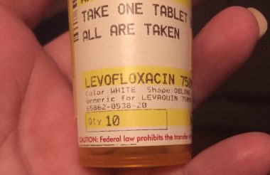 Levaquin prescription bottle