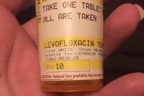 Levaquin prescription bottle