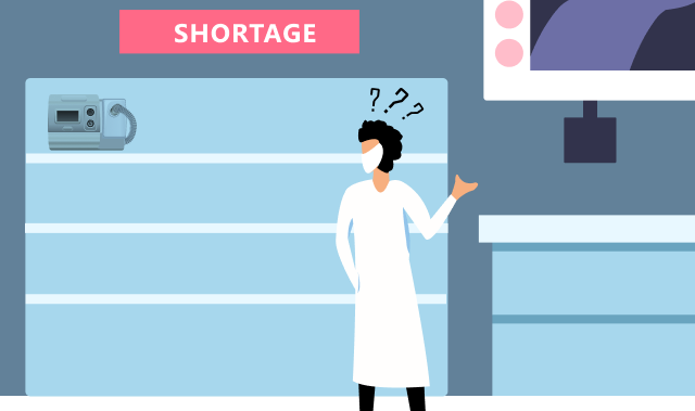 CPAP shortage graphic