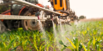 Crop Sprayer spraying pesticides