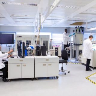 scientist conducting SGLT2 study in lab