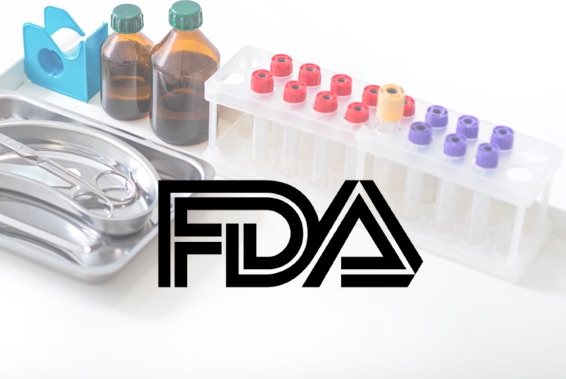 FDA sign with medical equipment