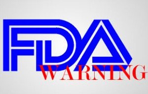 FDA warning logo