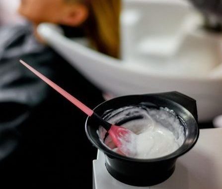 Hair dye application