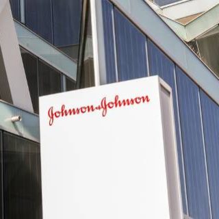 Johnson & Johnson building exterior with sign
