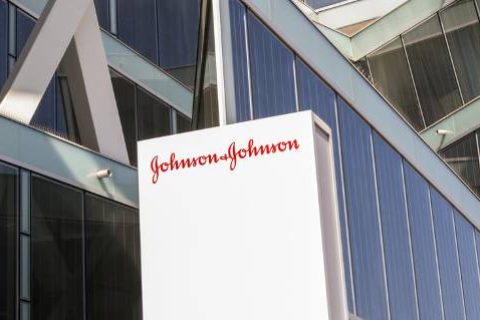 Johnson & Johnson building exterior with sign