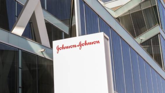 Johnson & Johnson building exterior with sign