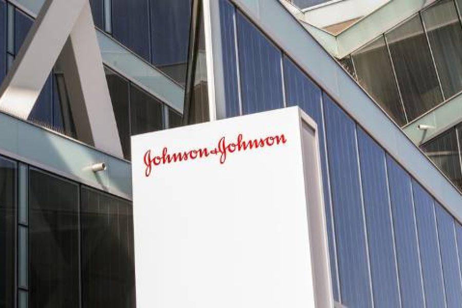 Johnson & Johnson building exterior with sign