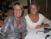 Kathy Spreadbury with sister Sue
