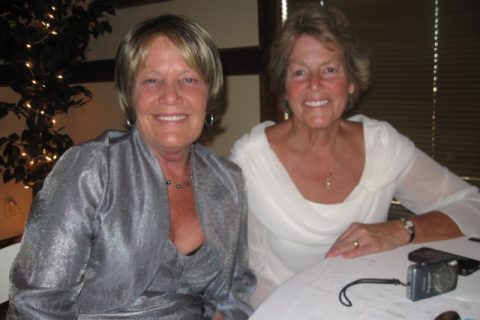 Kathy Spreadbury with sister Sue