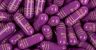 Group of purple Nexium pills