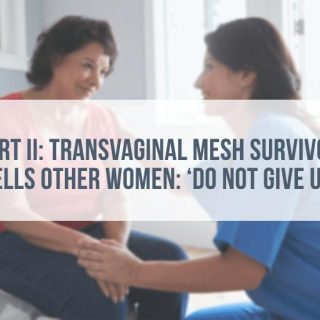 Doctor comforting woman