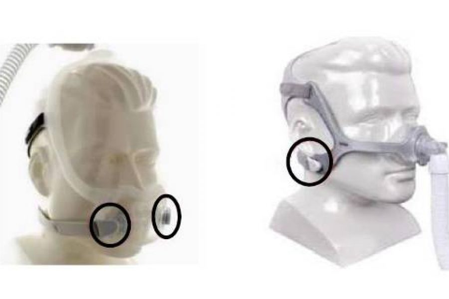 Philips CPAP masks with magnets