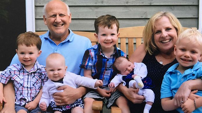 Richard and Theresa with family