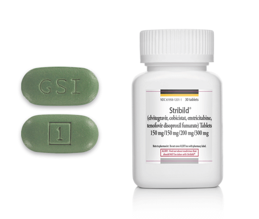 Stribild tablets and bottle
