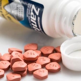 Zantac bottles and pills