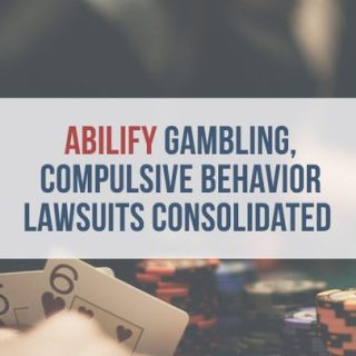 poker chips and card hand