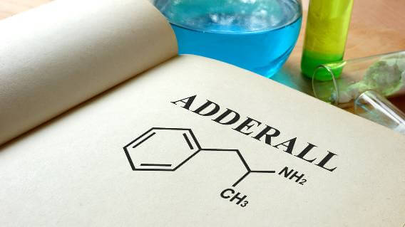 Adderall chemical components in book