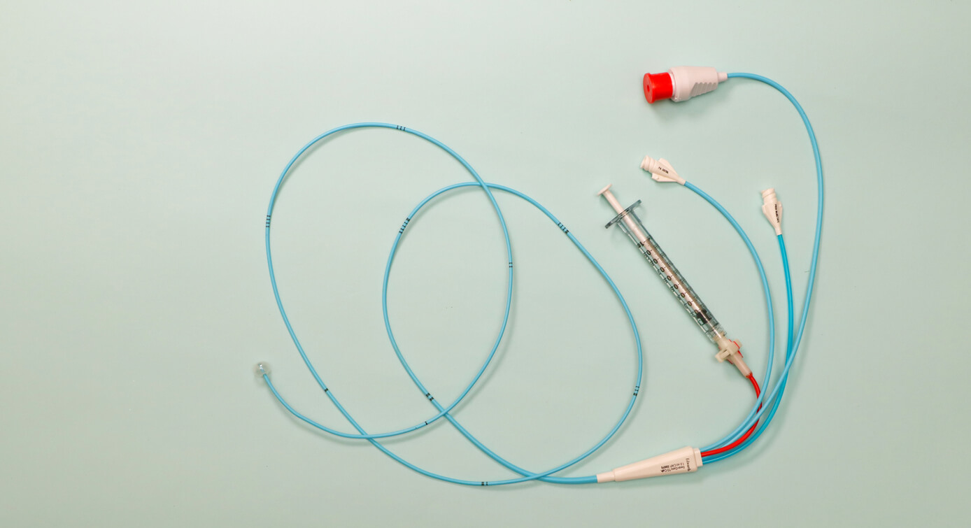 Pulmonary heart catheter