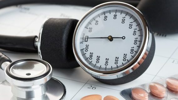 Blood pressure meter and pills