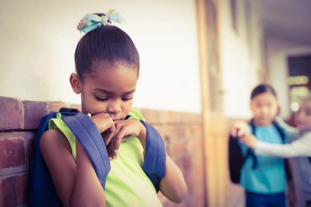 Girl Being Bullied in School