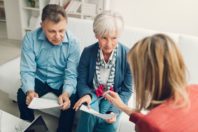 Couple learning the cost of cancer