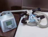 Cpap machine on bedside