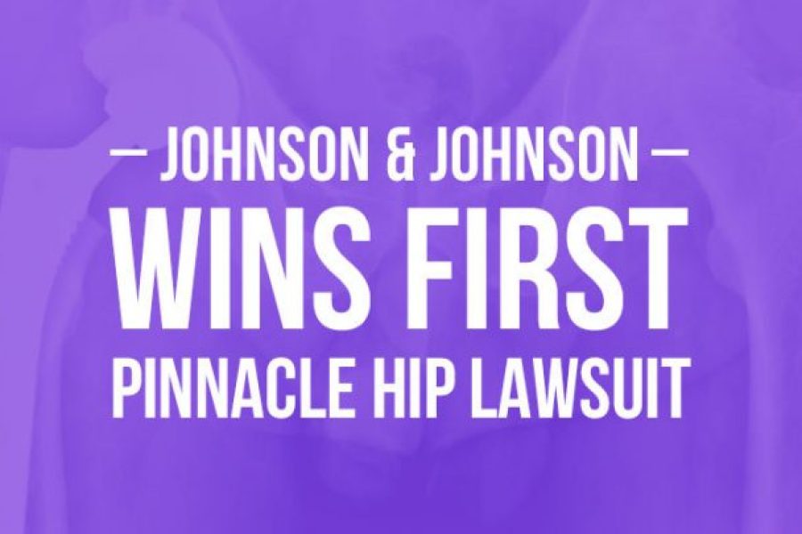 Purple hip implant X-ray