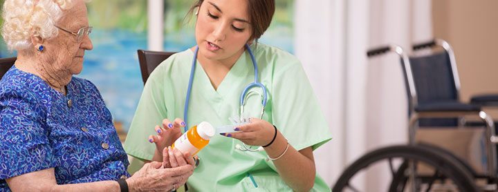 Older woman speaking with her doctor