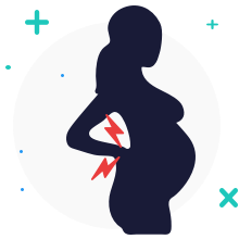 Pregnant woman icon