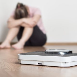Woman depressed over weight loss