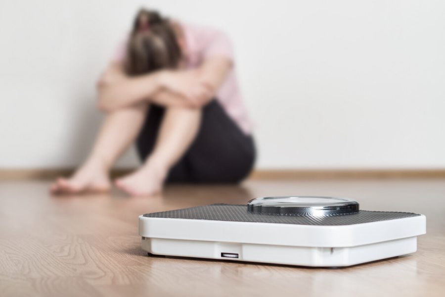 Woman depressed over weight loss