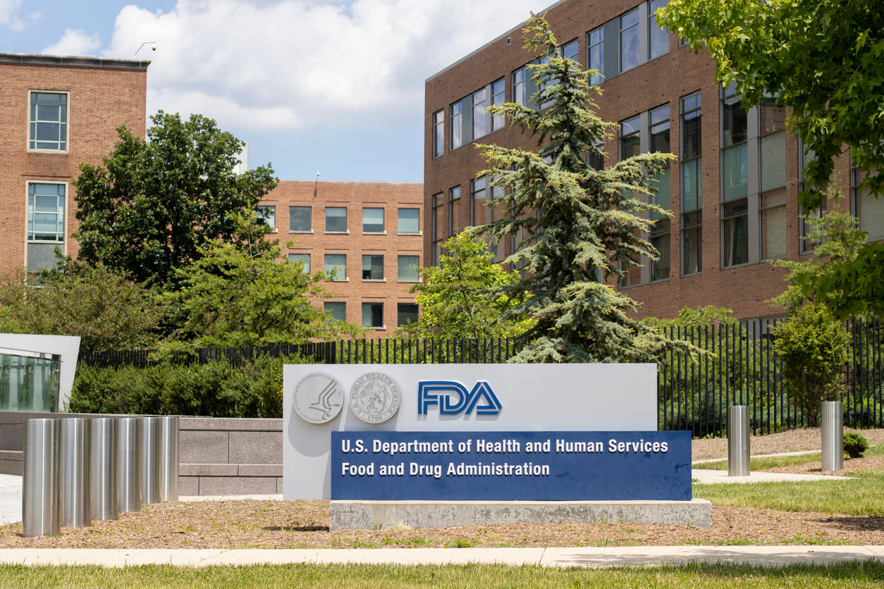 FDA building and sign