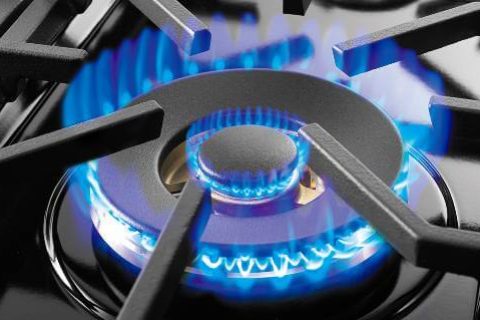 Gas stove flame