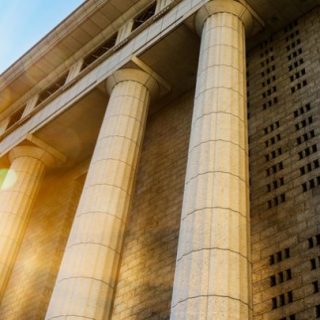 Columns of a court house