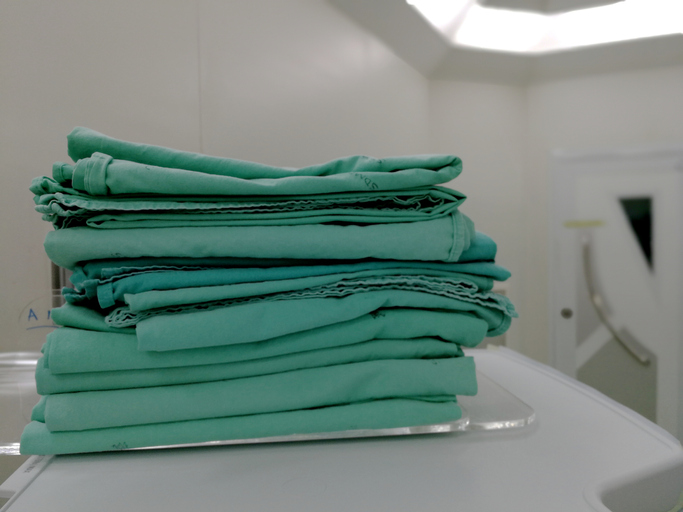 Surgical Gowns in Operating Room at Hospital
