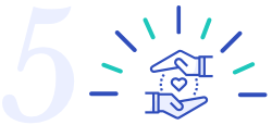 heart in hands icon