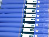 A row of injection pens for weight loss.