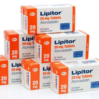 Boxes of Lipitor Pills