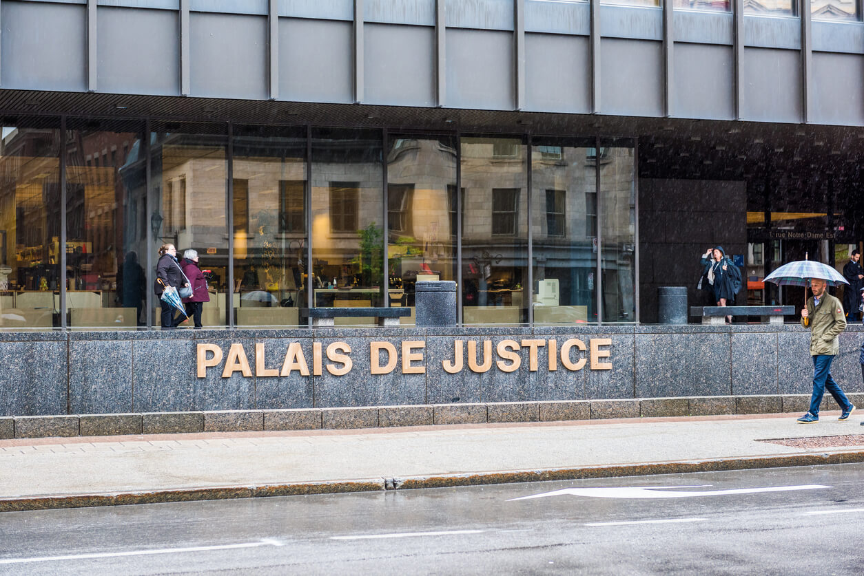 Palais de justice in Quebec, Montreal.