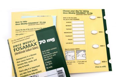 Fosamax pill package by Merck