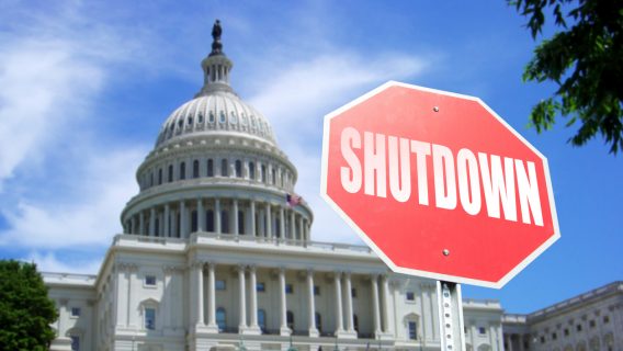 government shutdown US capital building