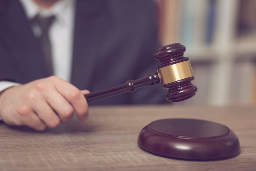 judge with gavel
