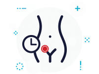 Hernia recurrence icon