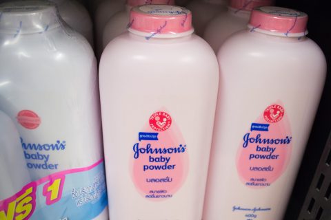 Johnson and Johnson baby powder