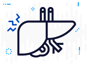 liver pain icon