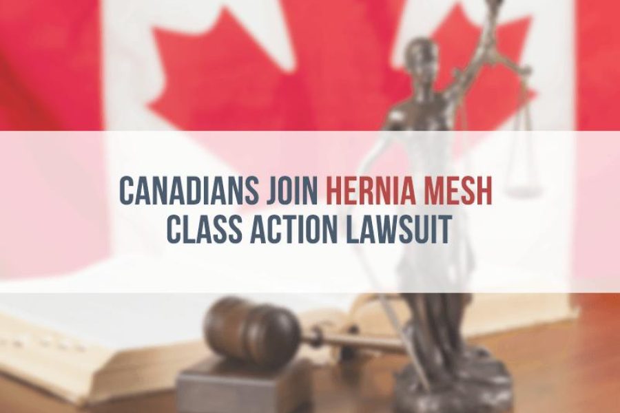 justice scales & gavel in front of Canadian flag