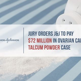 Talcum powder close-up