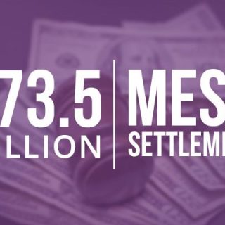 Gavel on cash, purple