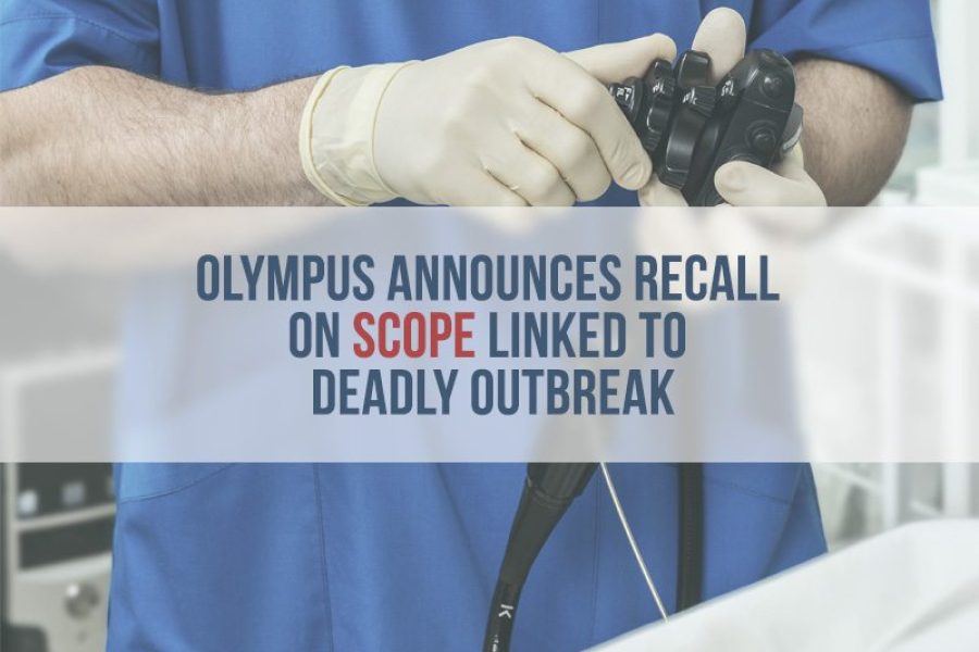 Doctor adjusts Olympus Scope
